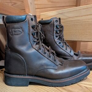 Justin Boots Men's Brown Leather Boots